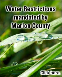 Water restrictions mandated by Marion County